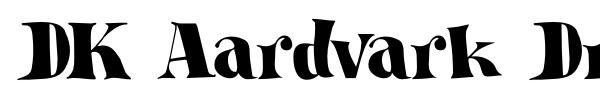 DK Aardvark Dreams font preview
